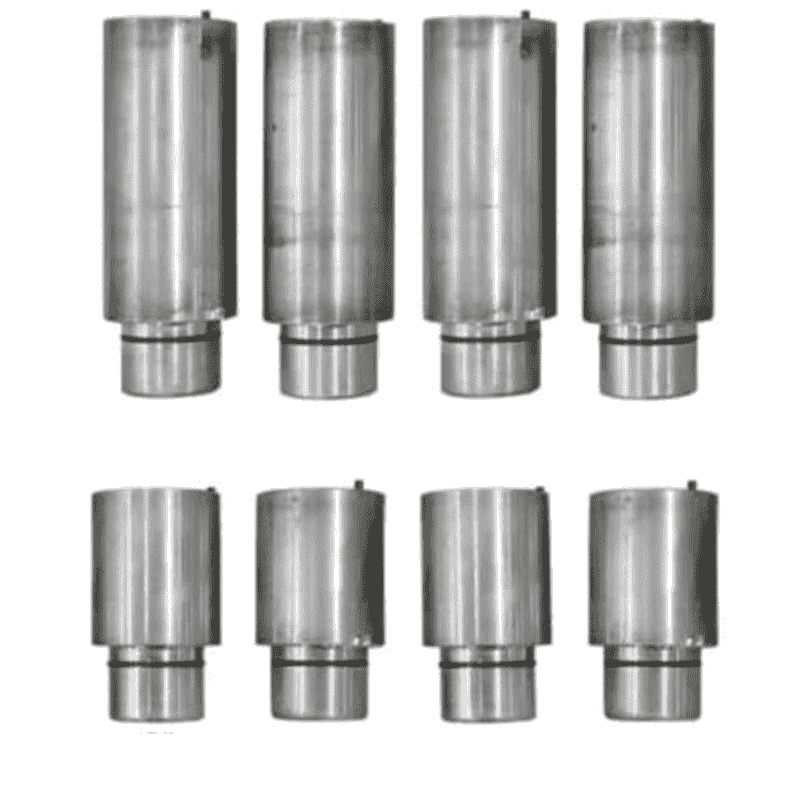 Atlas Equipment Atlas 8 Piece Truck Adapter Kit (4 ea 3", 6") (2" Peg)
