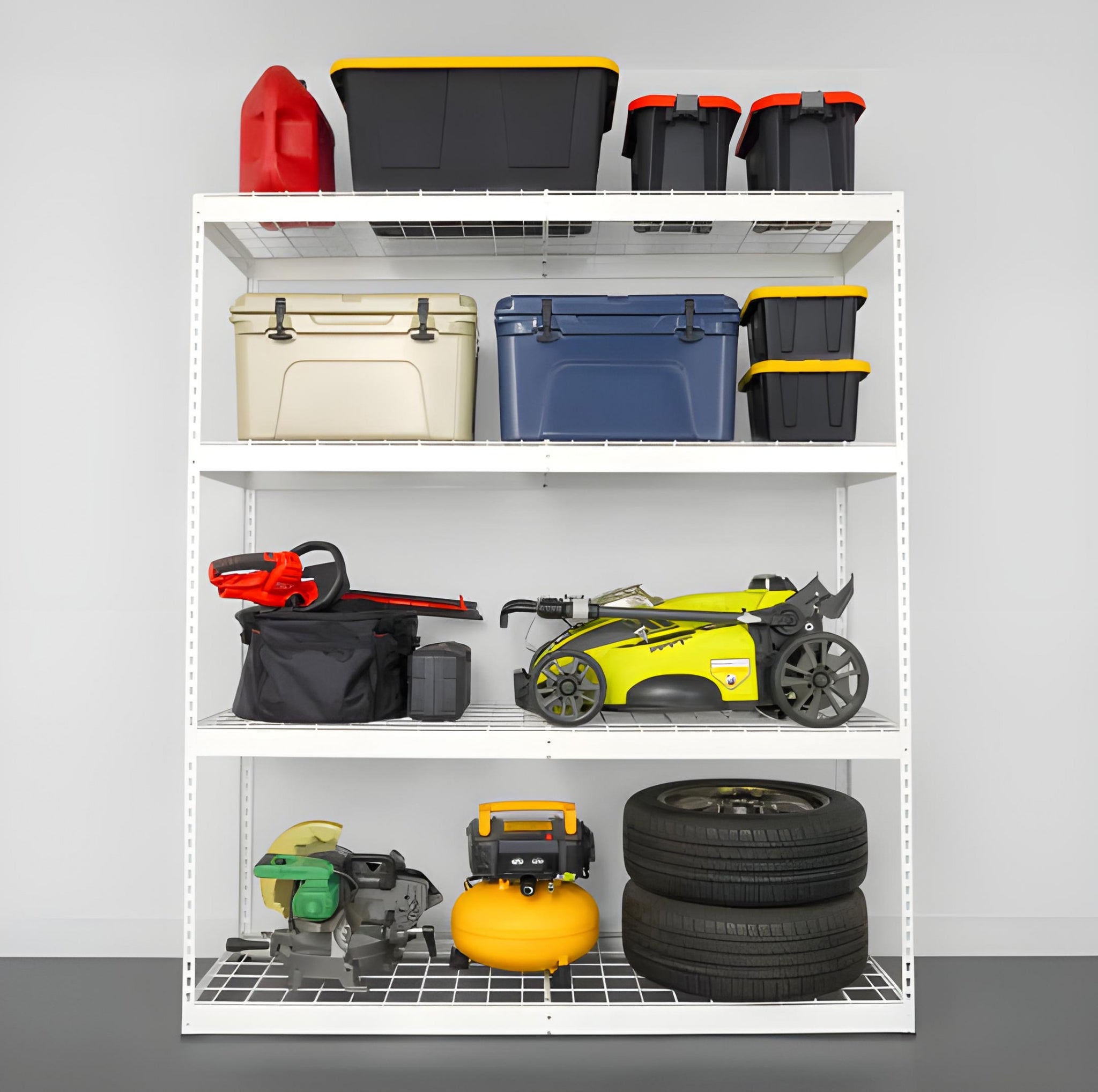 E-Z 3-IN-1 Overhead Garage Storage Rack — The Garage Gizmo
