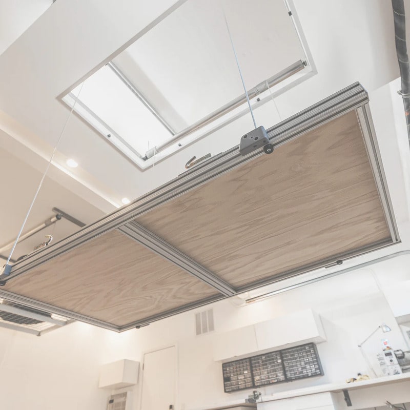 Auxx-Lift Attic Platform Lift — The Garage Gizmo