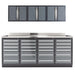 Dragonfire Tools Set of 3 Matching Wall Cabinets 24 Drawer