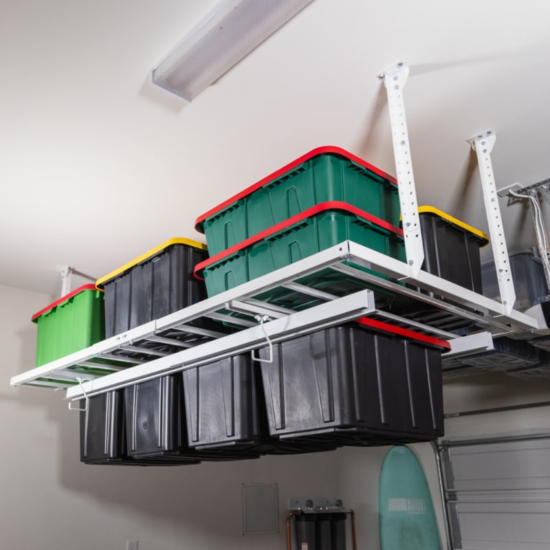 E-Z 3-IN-1 Overhead Garage Storage Rack — The Garage Gizmo