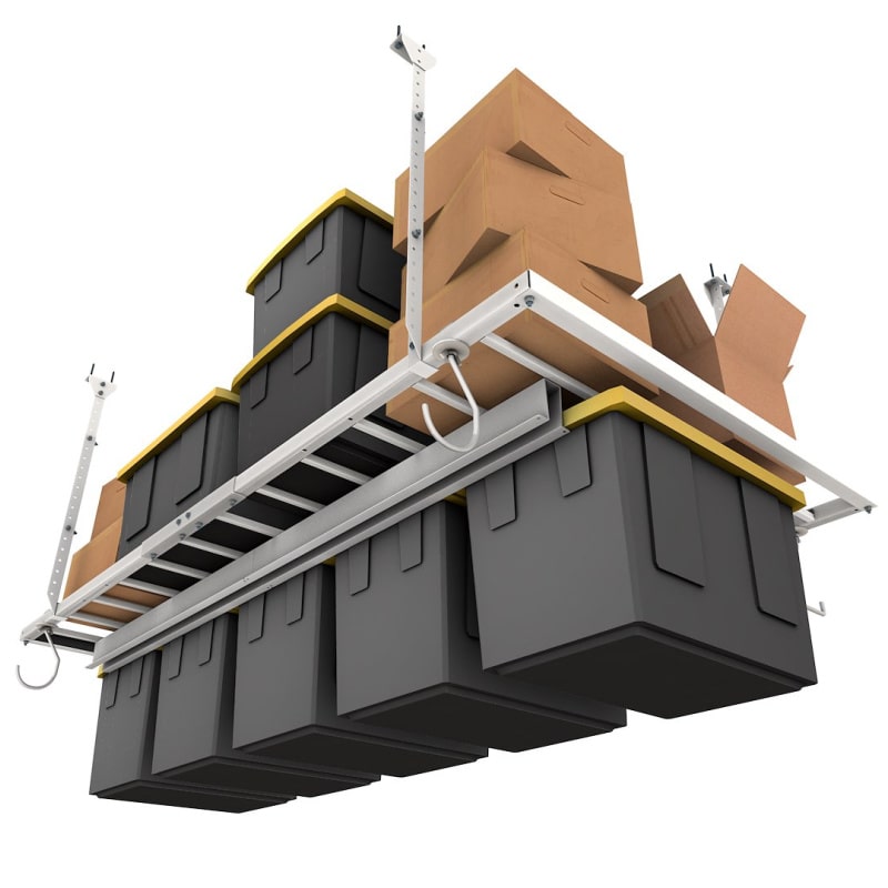 E-Z 3-IN-1 Overhead Garage Storage Rack — The Garage Gizmo