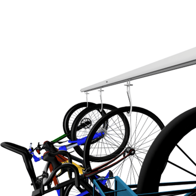 E-Z Bike Slide Pro Bike Rack For Garage Hooks