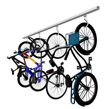 E-Z Bike Slide Pro Bike Rack For Garage 