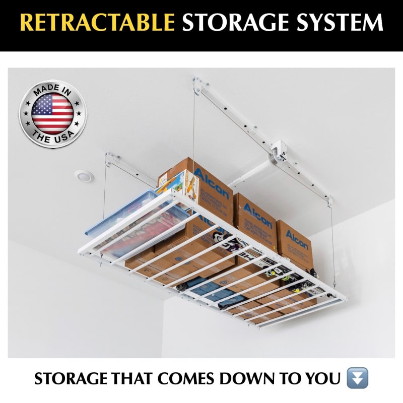 Lift Rack Storage E-Z Lift Overhead Storage Lift Pro For Garage — The Garage Gizmo