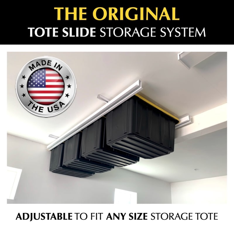 E-Z Tote Slide Overhead Garage Storage Racks Best