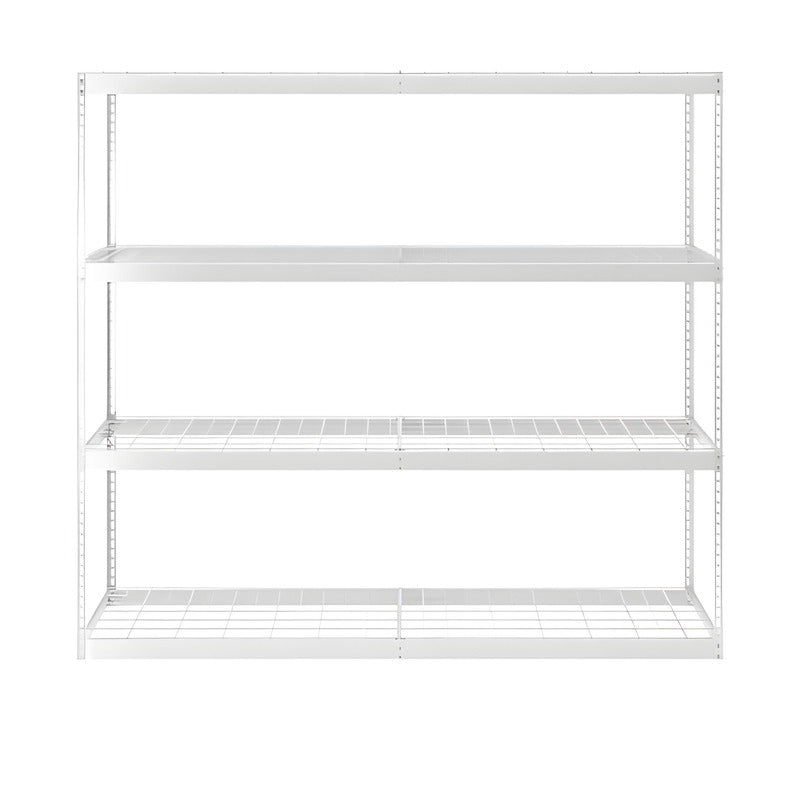 SafeRacks 24 x 92 x 84 Heavy Duty Garage Shelving White