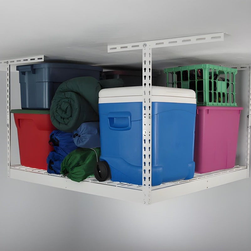 SafeRacks 4x4 Overhead Garage Storage Rack — The Garage Gizmo