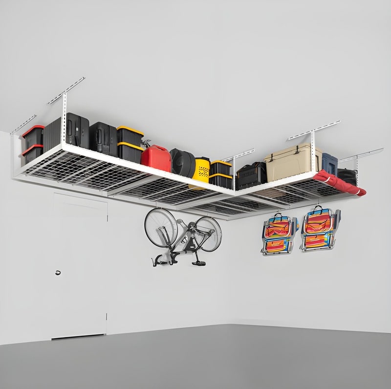Saferacks 4X8 Overhead Garage Storage Rack Instructions at James Engel blog