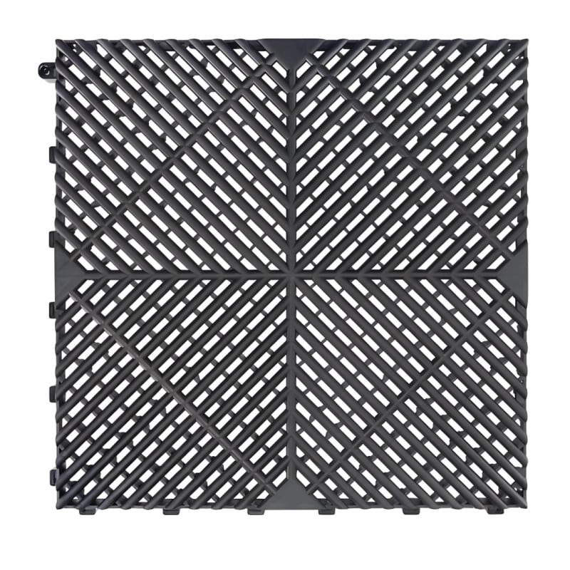 SafeRacks Floor Tiles For Garage Black Tile