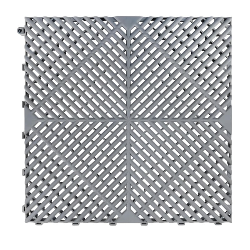 SafeRacks Floor Tiles For Garage Gray Tile