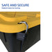 SafeRacks Lockable 27 Gallon Storage Bin - Set Of 5 Lock