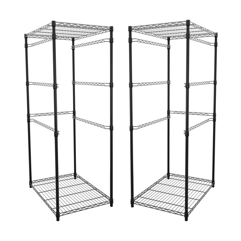 SafeRacks Storage Bin Rack 2 Pack