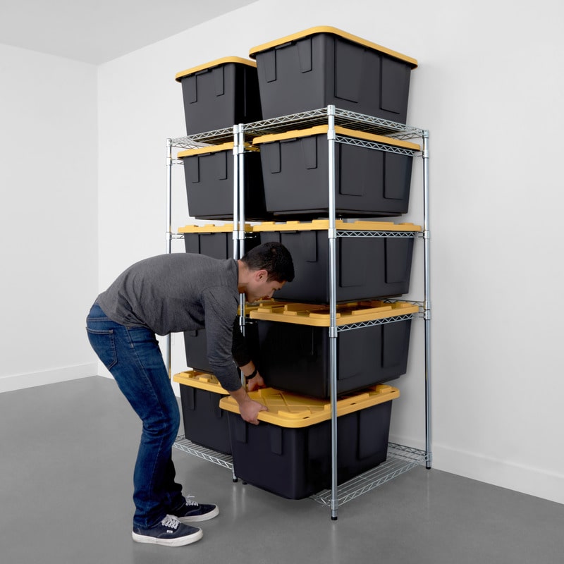 SafeRacks Storage Bin Rack 2 Pack — The Garage Gizmo