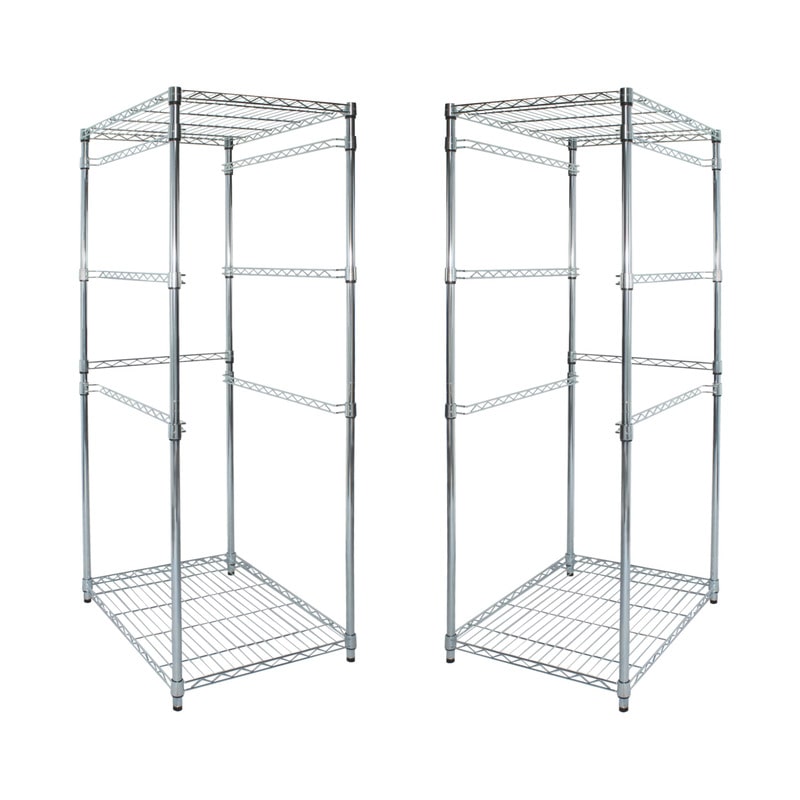 SafeRacks Storage Bin Rack 2 Pack